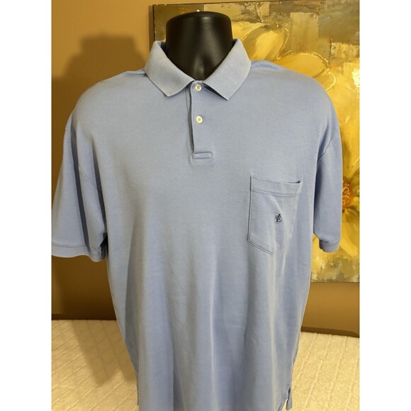 Lauren Ralph Lauren Light Blue Men’s Polo Front Pocket With Logo  Size Medium - Picture 7 of 13